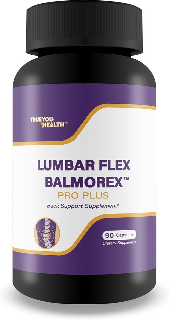 Lumbar Flex Balmorex Pro Plus Tilbage supplement - vores bedste tilbage piller - Natural Tilbage Support Supplement - Lavere ryg Stifness - Lavere ryg Ache Tilbage Pills Tilbage Aches