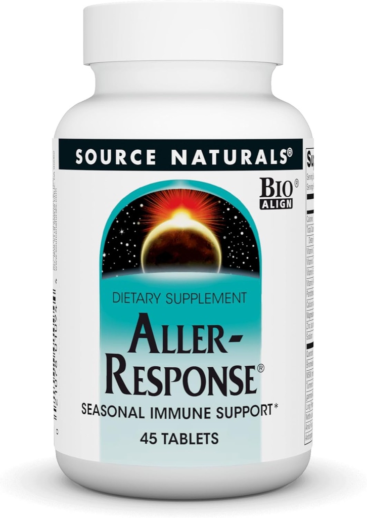Source Naturals Aller-Response, Seasonal Immune Support* - 45 Tablets
