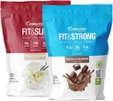 Evolution Advance Nutrition Grass Fed 100% Whey Protein Powder + Fit & Slim med Glucomannan, Inulin Fiber - High Fiber, High Protein, Pure, Keto Godkendt, Ikke GMO, Stevia Sødet - 2 Pack