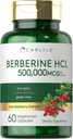 Carlyle Berberine HCL Supplement: 124; 500,000mcg