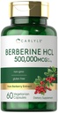 Carlyle Berberine HCL Supplement: 124; 500,000mcg
