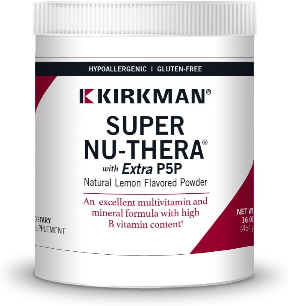 Kirkman Super Nu- Thera ® med 25 mg P- 5- P Pulver - Ny, Forbedret Formel!