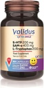 Validus Extra Smile 5- HTTP 200 mg + L- Tryptophan 200 mg + Sam- e 400 mg 30 kapsler (Vcaps Plus)