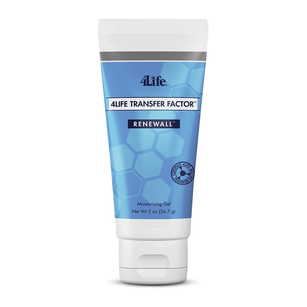 4Life Transfer Factor RenewAll Gel - tematisk hudpleje med Aloe Vera, Lavendel Extract, Eucalyptus Oil, og Rosemary - 2oz