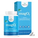 nbpure MagO7 - Natural Colon Cleanse & Detox - Lejlighedsvis Forstoppelse Relief, Afføring, & Bloating Support for Mænd & Kvinder - Ozonated Magnesium Oxide, 30 Kapsler