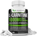DR. MARTIN 'S NURITION Extra Strength L- Carnitin - 200 kapsler - 1000 mg per servering - øge din stofskifte og øge ydeevne