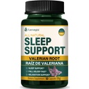 Valerian Root Extract Sleep Support Kapsler, Passion Flower Supplement til bedre søvn, Falde Asleep Fast & Afslapning. Pastillas de Valeriana y Pasiflora para Dormir Profundamente. 90 Antal