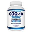 Arazo Nutrition CoQ10 Ubiquinone Coenzym Q10- 200mg Maximum Strength Nutritional Supplement - High Absorption Capsules with No Soy