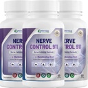 Nerve Control 911 - Naturlig plante baseret nerve sundhed supplement - 3 Pack