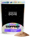 Daglig dosis Premium Adaptogen Mushroom kaffe med Grass- Fed Collagen, Chaga, Lions Mane & L- Theanine for bedre fokus, energi, fordøjelse, hud, og immunitet 30 Tjenester