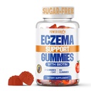 Sukkerfri Eksem Behandling Gummier - USA Made - 50 + Vitamin & Probiotika til Klar, Hydreret Hud - Lindrer kløen, Calms Rødme & Øger Hud Sundhed (60 Gummies)