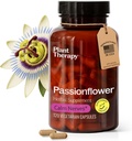 Plant Therapy Passion Flower Capsules Manufactured in USA Calms Nerves, Supports Sleep, Great Way to Wind Down Supplements for Women & Men 120 Count Vegetarian Capsule
