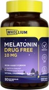 Melatonin 10 mg, Natural Strawberry Flavor, Easy- smeltet, Nighttime Rest, Mind Room, 90 Tabs