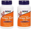 Now Foods Grape Seed Extract 250 mg, 90 Vcaps - (pakke med 2)