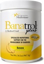 Banatrol ® Natural Anti- Diarré med Prebiotika, Relief fra kronisk diarré, IBS, Rekurring Diarré, Klinisk støttet medicinsk mad, Non- Forstoppelse, 90 Servere (Banana)