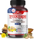Ultra Test Capsule 12 i 1 Kompleks med L- Arginin, Fadogia Agrestis, Tribulus Terrestris, Maca Root, Beetroot, L- Citrullin, Creatin - USA Made (90- Day Supply)