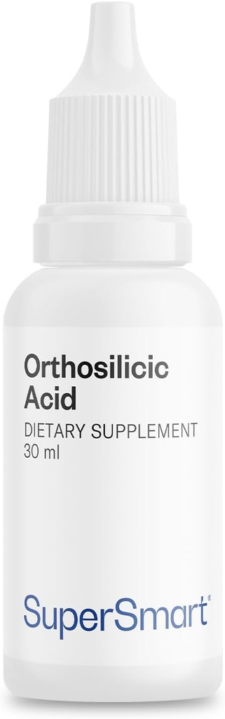 Supersmart - Orthosilicic Acid (Advanced Formula) - Silicon Supplement - with MSM, Choline, Carnitine, Boron, Minerals | Non-GMO & Gluten Free - 30 ml