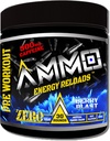AMMO ® Energy Reloads ™ Pre Workout Powder - 300mg Koffein Zero Sugar Vital Aminos og Elektrolyter Ingen kunstige smagsstoffer eller farver (Berry Blast)