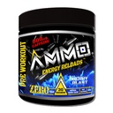 AMMO ® Energy Reloads ™ Pre Workout Powder - 300mg Koffein Zero Sugar Vital Aminos og Elektrolyter Ingen kunstige smagsstoffer eller farver (Berry Blast)