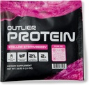 Plant Based Clear Protein Strawberry - Vegetarian & Vegan - Easy to Digest, Gluten Free, Sugar Free, Dairy Free, Soy Free (25 Single-Serving Packets, Strawberry)