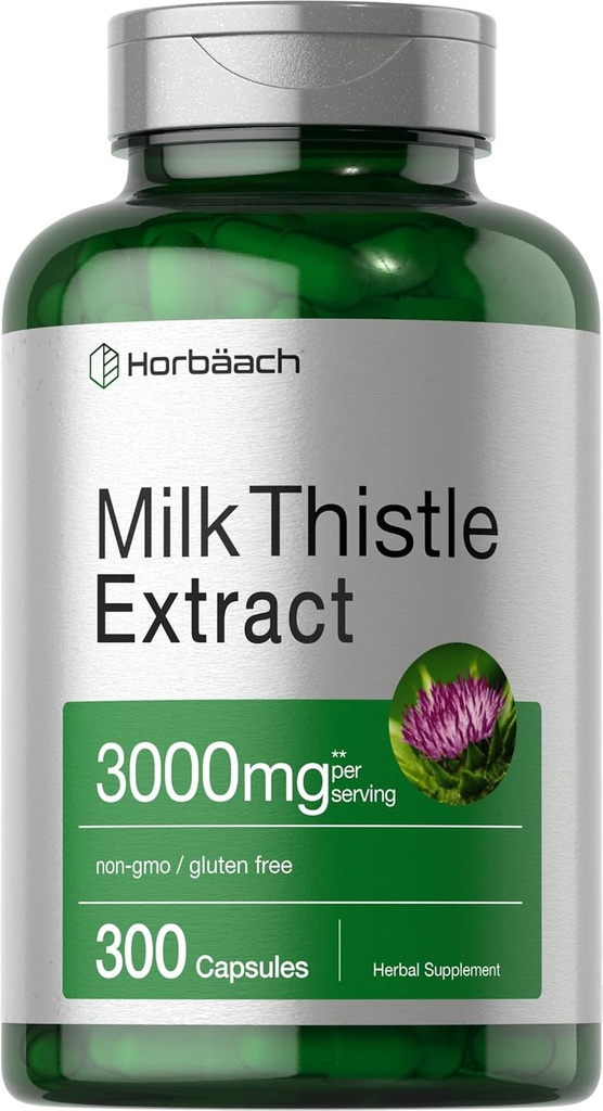 Horbäach Milk Thistle Supplement Note 124; 3000mg