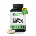Healthy Gut HoloZyme Max Strength Digestive Enzymes | FODMAP-Friendly Formula Prevents Bloating, Gas, & Indigestion w/Protease, Amylase, Lipase, Lactase, and More | 90 Servings