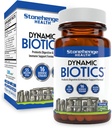 Stonehenge Health Probiotika 55 Millioner CFU - 16 Strops, Prebiotic, Synbiotika Dynamic Biotics - Lactobacillus Acidophilus, Forsinket Release, Hylde Stable, Non- GMO Gluten Free Veggie Capsule
