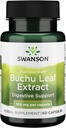 Swanson Buchu Leaf - 4: 1 Uddrag - Urtetilskud - (60 kapsler, 100 mg hver)