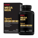 Mega Mænd Sport Multivitamin Caplets, Atletisk Performance Nutrition, Muskelfunktion, Klinisk bevist at føle sig bedre, Antioxidanter, B Vitaminer, Energiproduktion, Timet Release, 180 ct
