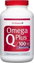 Dr. Sinatra Omega Q Plus 100 Resveratrol - Omega-3 Supplement understøtter hjerte sundhed og giver antioxidant magt med 100 mg CoQ10 og Resveratrol (60 softgel)
