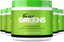 (5 Pack) Tonic Green, All- Natural Supplement i en Jar for immunforsvar, TonicGreens, Lækker måde at Detox The Body, Tonic Green Powder for Sundhed og Wellness Anmeldelser (150 Tjenester)