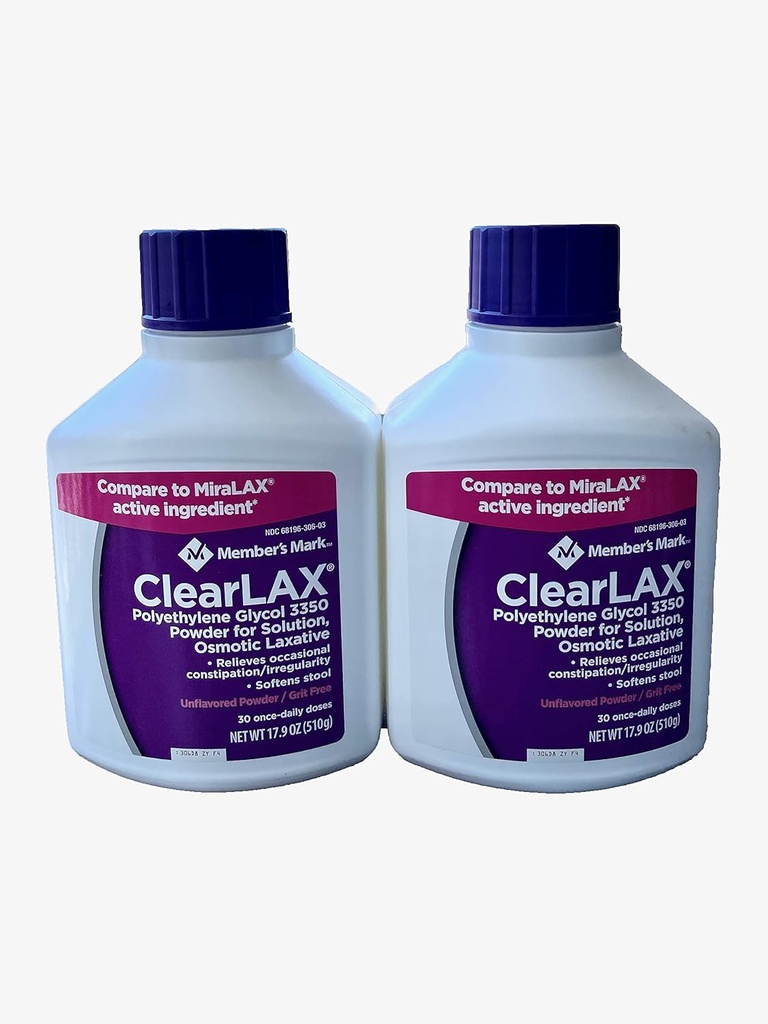 Medlemmernes Mark Clearlax 2 Pack 17.9 -Ounces hver