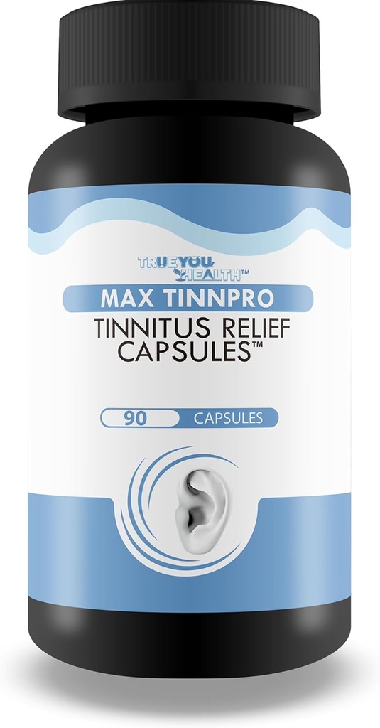 Max Tynpro Tinnitus Relief Kapsler - Vores bedste Tinnitus Relief til Ringøre - Øre Sundhed Øre Ringe Remedy til Ringning i Ørene - Øre Ringekapsler - Audizen Ringekapsler i Øre Relief