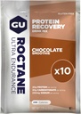 GU Energy Roctane Ultra Endurance Protein Recovery Drink Mix, Gluten- Free og Kosher Dairy, Recovery Support Efter enhver træning, 10 Single-Serving Pakker, Chokolade Smoothie