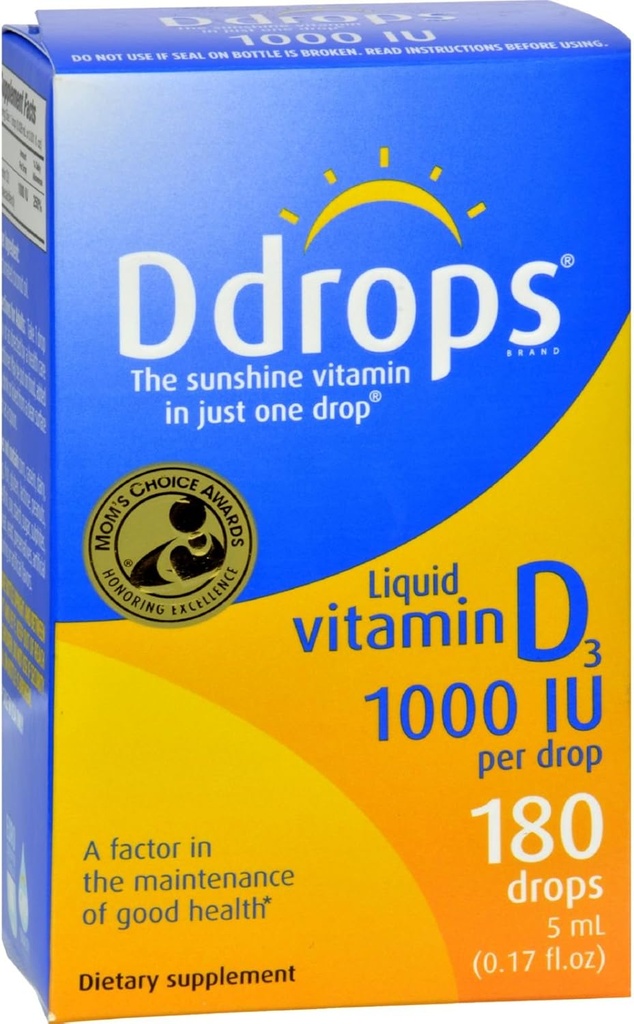 VIT D, 1000 Iu, 180 dråber