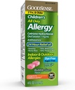 GoodSense Children 's All Day Allergy Relief, Cetirizine Hydrochlorid Oral opløsning 1 mg / ml, Bubble Gum Flavor, Dye Free, Sugar Free, 4 Fluid Ounce