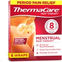 TermaCare Menstruelle varmelegemer - Portable, Adhesive HeatWraps til Periode Cramp & Backache Relief - Discreet, Cord- Free Heat Therapy - Op til 8 Timer Relief