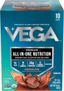 Vega Organic All- in- One Vegan Protein Powder, Chocolate - Superfood Ingredients, Vitaminer for Immunitet Support, Keto Friendly, Pea Protein for Women & Men, 14.7 oz (Packaging May Vary)