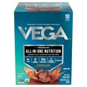 Vega Organic All- in- One Vegan Protein Powder, Chocolate - Superfood Ingredients, Vitaminer for Immunitet Support, Keto Friendly, Pea Protein for Women & Men, 14.7 oz (Packaging May Vary)