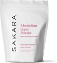 SAKARA Metabolisme Super Powder - Natural Support for Appetite Control, Vægtstyring Support og Curbed Cravings - Vegan, Non- GMO, Chokolade Flavor - 24 Serveringer