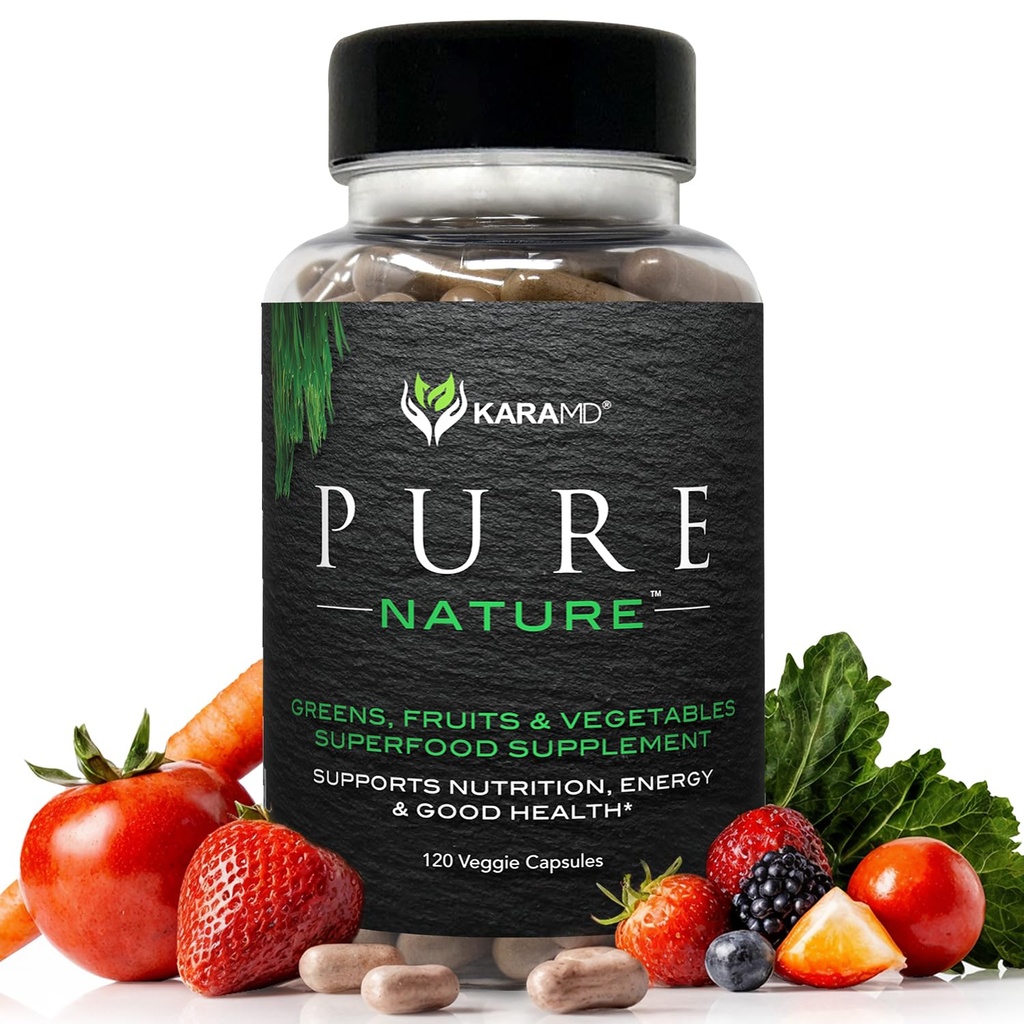 KaraMD Pure Nature Note 124; Grønne, Frugt og Grønsager Supplements 124; Vitaminer, Fiber & Antioxidanter