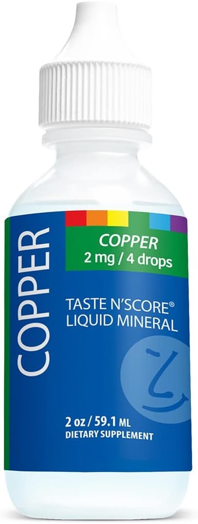 Smag N 'Score kobber flydende ioniske supplement; 100% Pure; 2 mg; 177 Serveringer