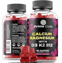 Calciumgumier til kvinder og mænd med Magnesiumvitamin B12 vitamin K2 & vitamin D3