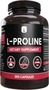 PURE ORIGINALSKE INGREDIENSER L- Prolin (365 kapsler) Ingen Magnesium eller Rice Fillers, Altid Pure, Lab Verified