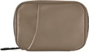Pill Box 7 Dag Pill sag Rejse Pill Organizer Bag med lynlås Portable Weekly sag Kompakt størrelse for Vitamin Supplement Holder, Solid farve Brown