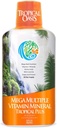 Tropical Oasis Mega Plus - Flydende Multivitamin og mineralsk supplement - omfatter 85 vitaminer og mineraler, 20 Aminosyrer + CoQ10, Grape Seed Extract & Organic Aloe Vera - 32oz, 32 Servering, 33460