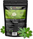 Go Nutra Goldenseal Root Extract Pure Goldenseal Powder Potent 10:1 Goldenseal Extract 4oz. Herbal Supplement Golden Seal Root