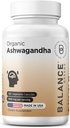 Certificeret Organic Ashwagandha 1600mg, 120 Veg kapsler - Understøtter søvn & balancerede energiniveauer (120 greve (pakke med 1))