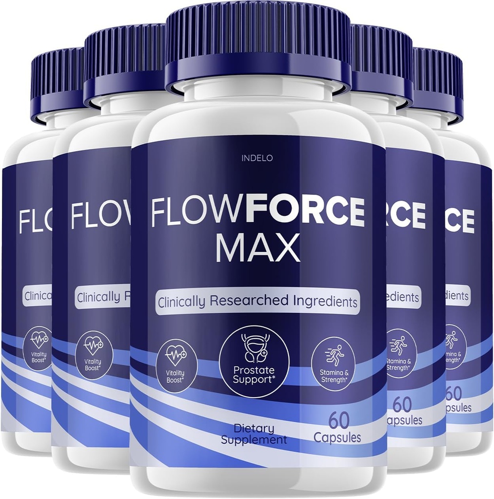 (5 Pack) FlowForce Max supplement avanceret energi, tillæg for mænd, FlowForce Control Kosttilskud Flowforce Max for mænd sundhed, FlowForce Anmeldelser (300 kapsler)
