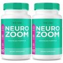 (2 Pack) Neuro Zoom supplement, Neuro Zoom Organic Memory Supporting Formel, Neuro Zoom til at reducere de negative virkninger af Brain Fog, Neuro Zoom bruges til Boost Memory, NeuroZoom anmeldelser (120 kapsler)